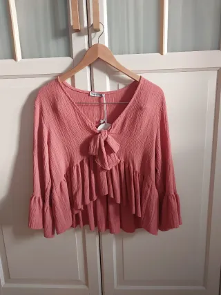 Camisa Brookville rosa talla única