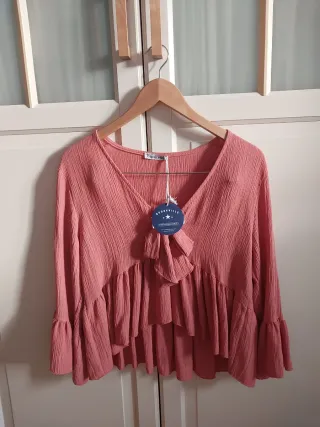 Camisa Brookville rosa talla única