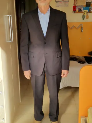 Abito uomo fresco lana blu