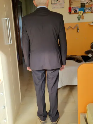 Abito uomo fresco lana blu