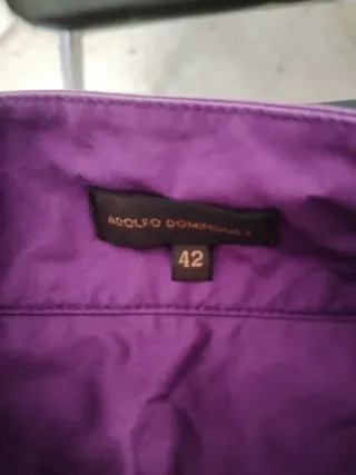 Vestido Adolfo Dominguez Morado