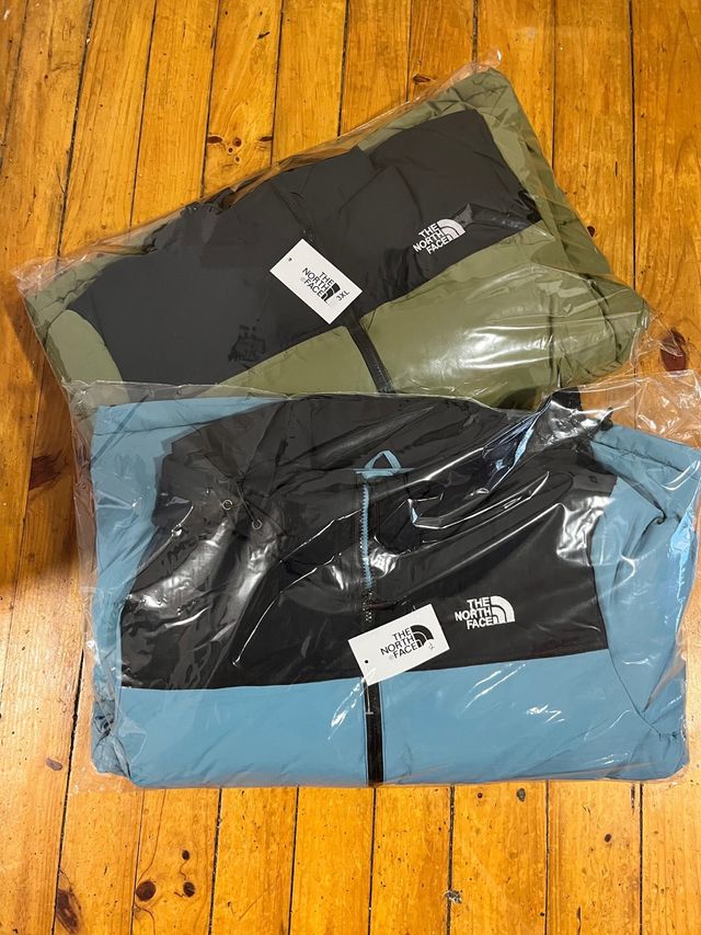 The North Face Cazadora Azul y Negra verde y negro