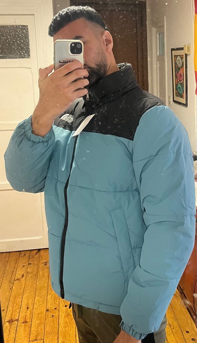 The North Face Cazadora Azul y Negra verde y negro