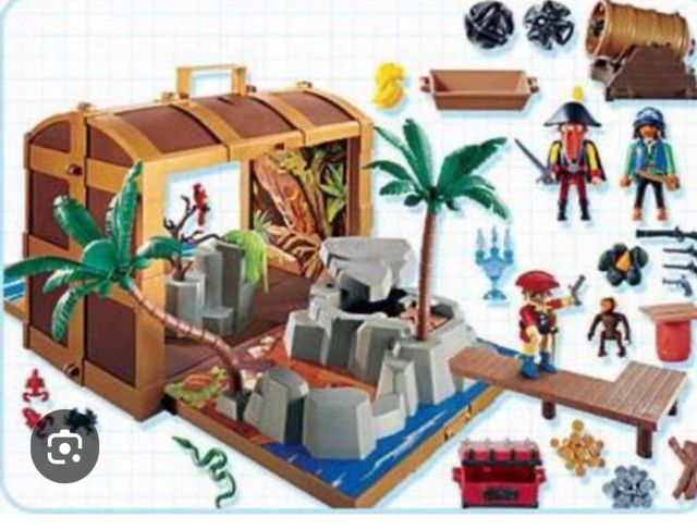 Playmobil Tesoro Pirata Isla Cofre