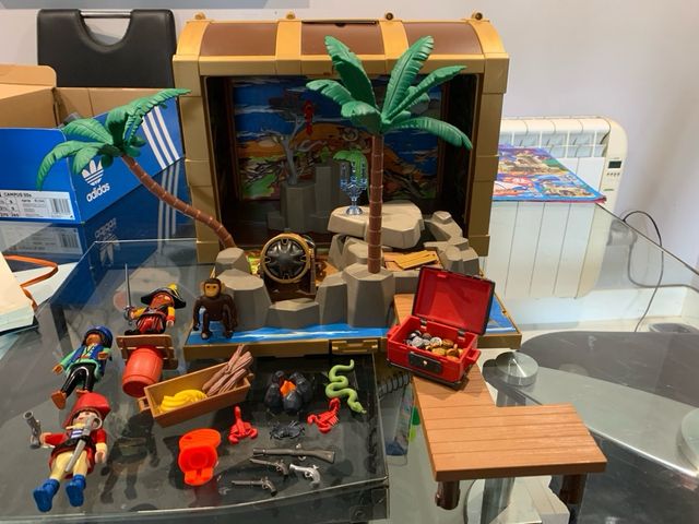 Playmobil Tesoro Pirata Isla Cofre