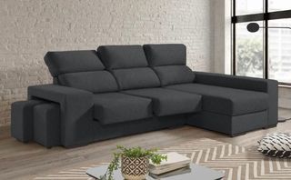 Sofá Chaiselongue Gris