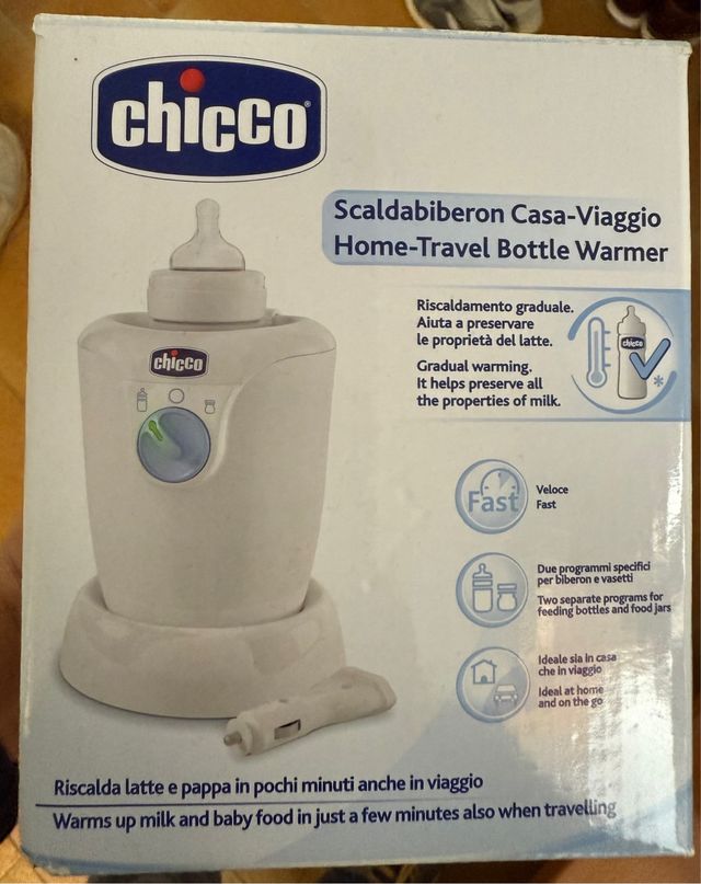 Calentador Biberones Chicco Casa-Viaje (NUEVO)