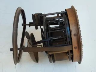 Antico meccanismo per orologio parigina + pendolo