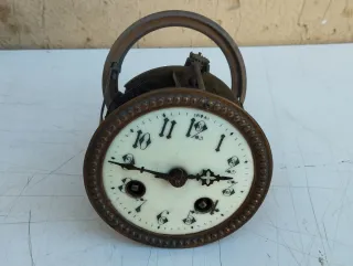 Antico meccanismo per orologio parigina + pendolo