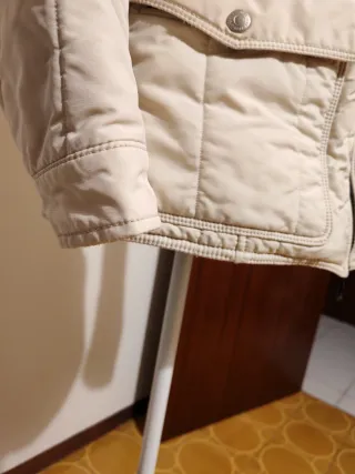 Piumino refrigiwear Taglia L bianco panna