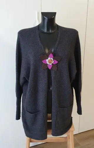 Cardigan ASARBOLSEM Lana, Cachemire, e altre fibre