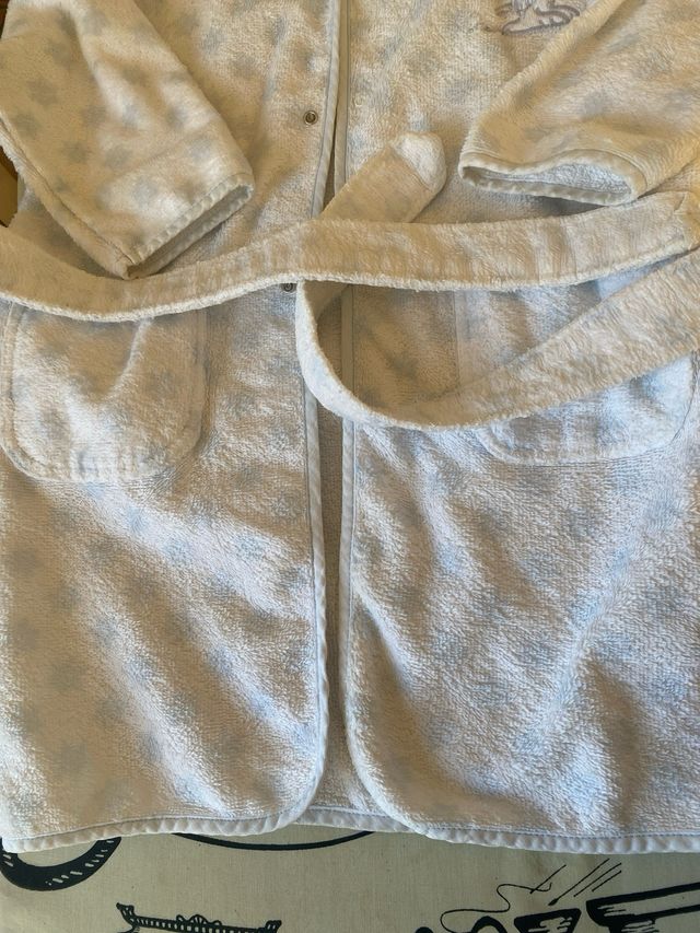 Albornoz Zara Home Snoopy Azul/Blanco