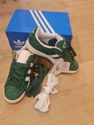 Adidas Campus Verdes Talla 39 1/3 Nuevas