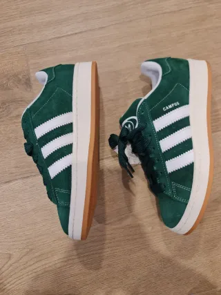 Adidas Campus Verdes Talla 39 1/3 Nuevas