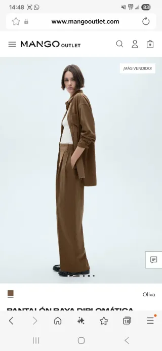 Pantalón Palazzo Mango