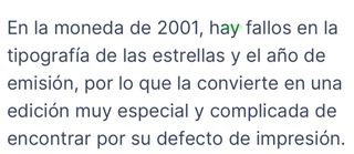 Moneda 2€ Francia 2001 Error