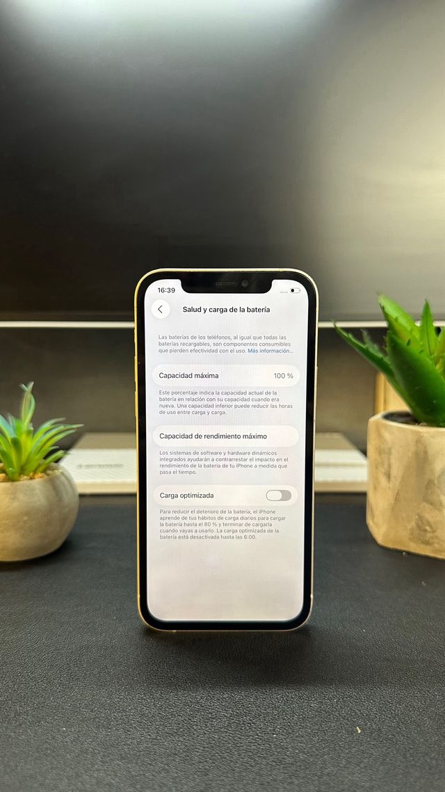 iPhone 12 100% Salud de batería
