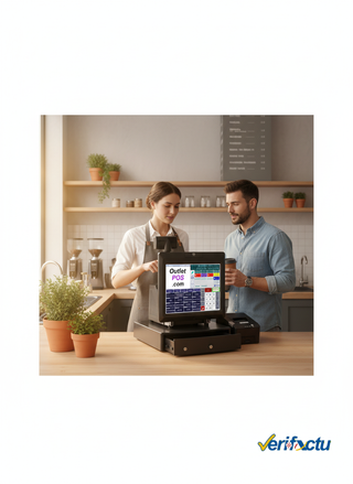 TPV NCR con cajón e impresora