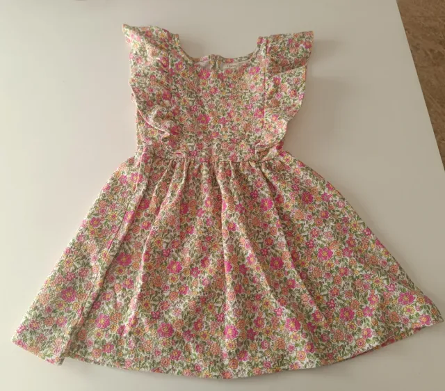 Vestido floral Sfera – Talla 7-8 años – Como nuevo