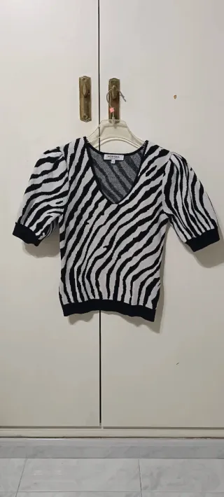 Jersey Morgan Rayas Cebra Talla S