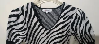 Jersey Morgan Rayas Cebra Talla S