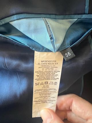 Traje de chaqueta (Corte Inglés)