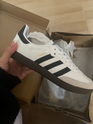 Adidas Samba Blancas y Negras