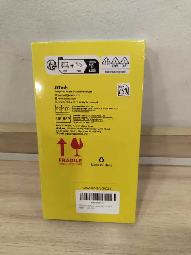 Protetor de Tela JETech iPhone 15 Pro