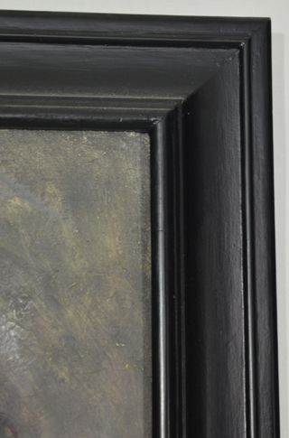 Antico dipinto olio su tela '800