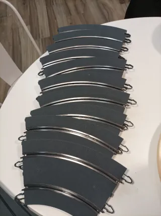 Envío 8 Curvas Scalextric digital system powerline