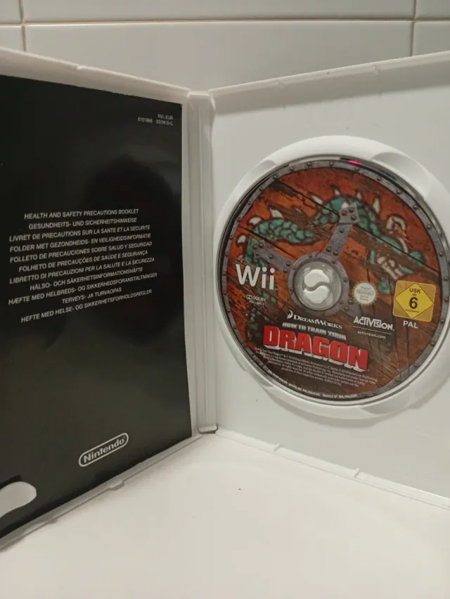 Videojuego Wii Cómo Entrenar a tu Dragón