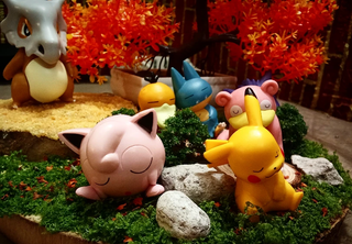 Diorama Pokemon Luce Notturna 30x30cm