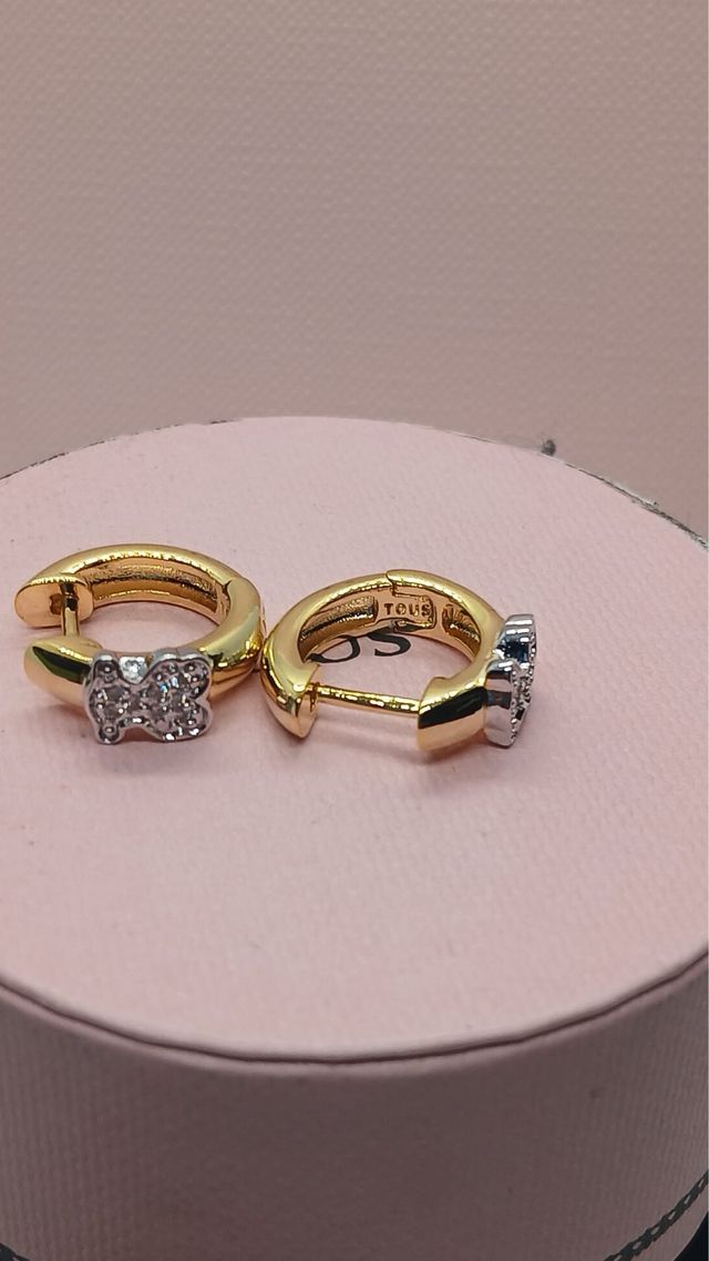 Pendientes Tous Mariposa Dorados y Plateados