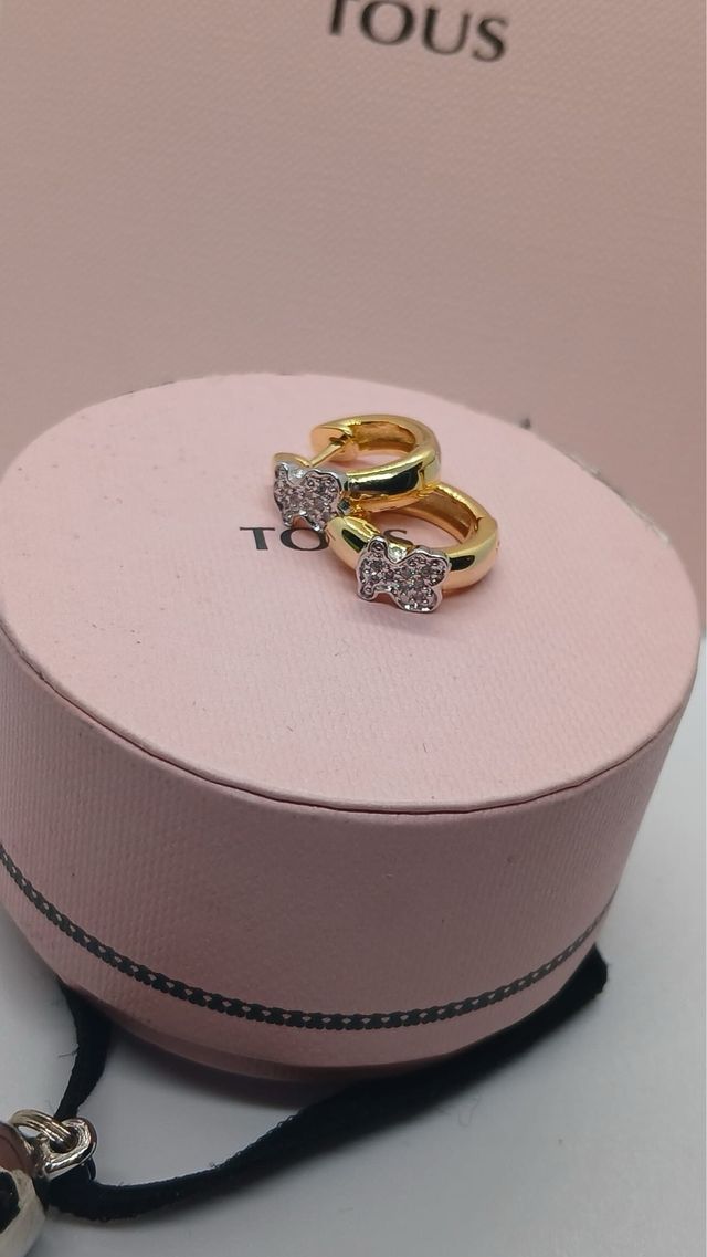 Pendientes Tous Mariposa Dorados y Plateados