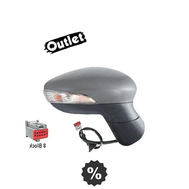 ÇS ESPEJO COMPLETO DCH FORD FIESTA 08-12 E010