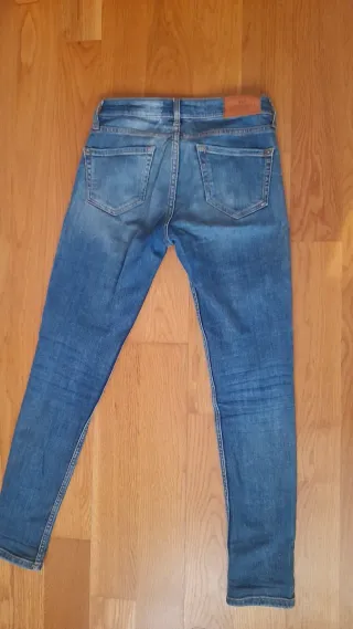 Jeans skinny chica azul