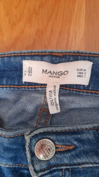 Jeans skinny chica azul