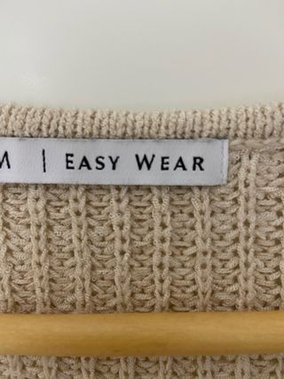 Jersey Easy Wear beige talla M