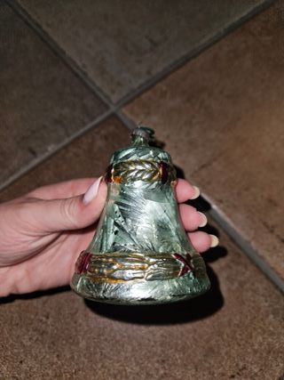 Campana Decorativa Vetro Natale