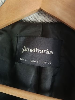 Abrigo Stradivarius cuadros mujer