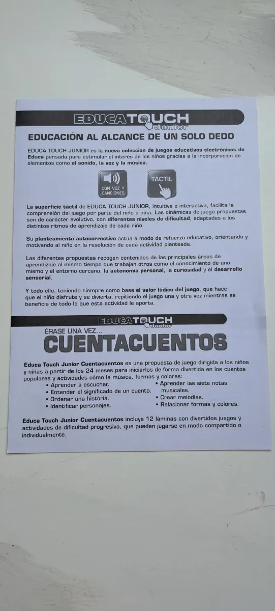 EducaTouch Junior Cuentacuentos