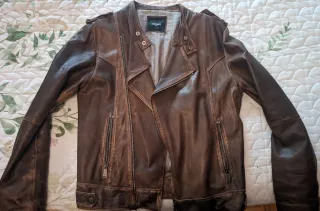 Chaqueta Cuero Antony Morato Marrón