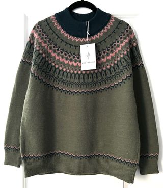 Jersey estilo nórdico verde