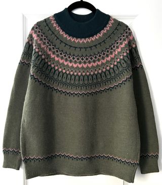 Jersey estilo nórdico verde