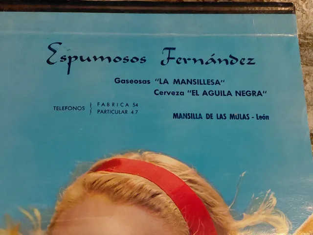 Calendario Cervezas Aguila Negra 1966