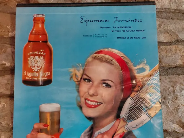 Calendario Cervezas Aguila Negra 1966