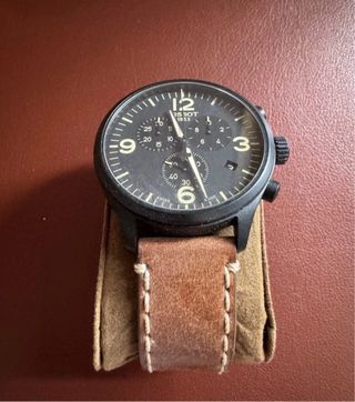 Tissot Chrono XL T116.617.36.057.00 Negro/Marrón