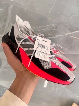 Scarpe Adidas Boost Grigio Rosso