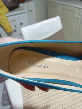 Scarpe décolleté tacco alto blu