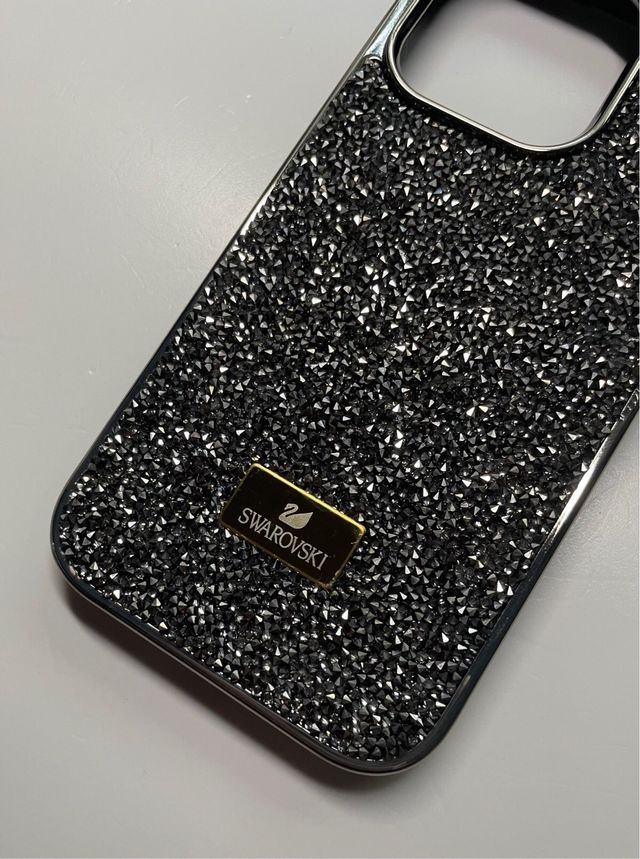 Funda Swarovski iPhone 14 Pro Plateada